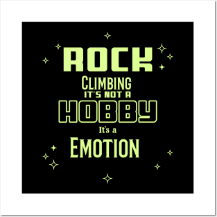 Rock Climbing Hobby Posters and Art